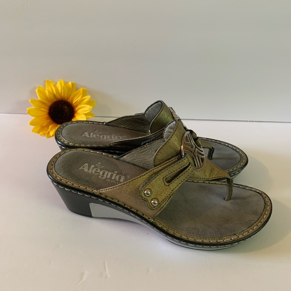 alegria sandals size 38 color siver - Picture 2 of 7